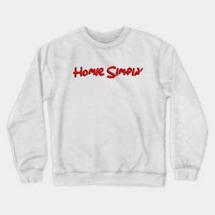 Homie Simpin' (RED) Crewneck Sweatshirt